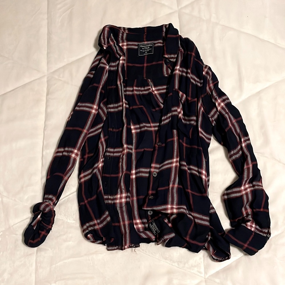 Abercrombie&Fitch. Plaid long sleeve.